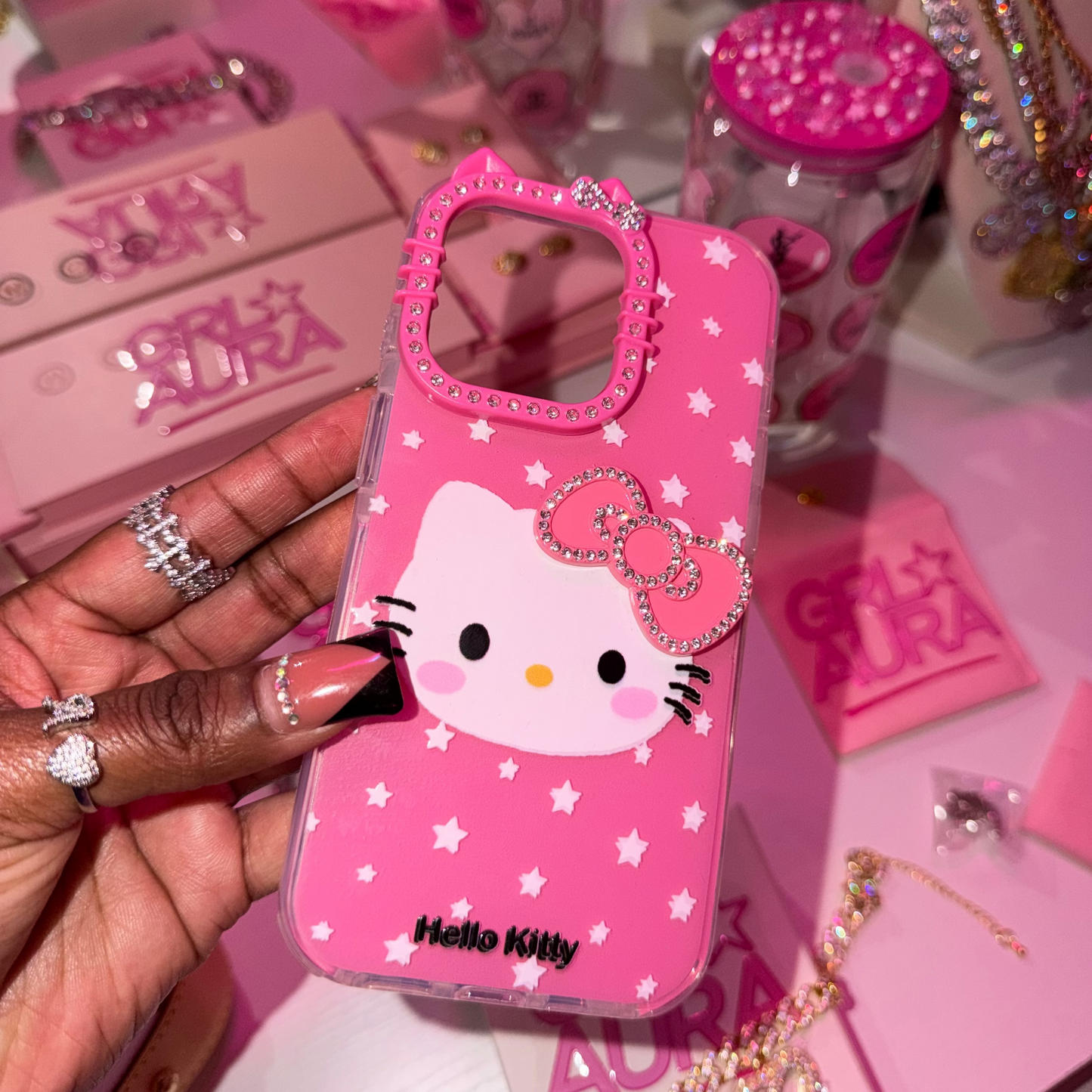 Bow Pink HK Phone Case