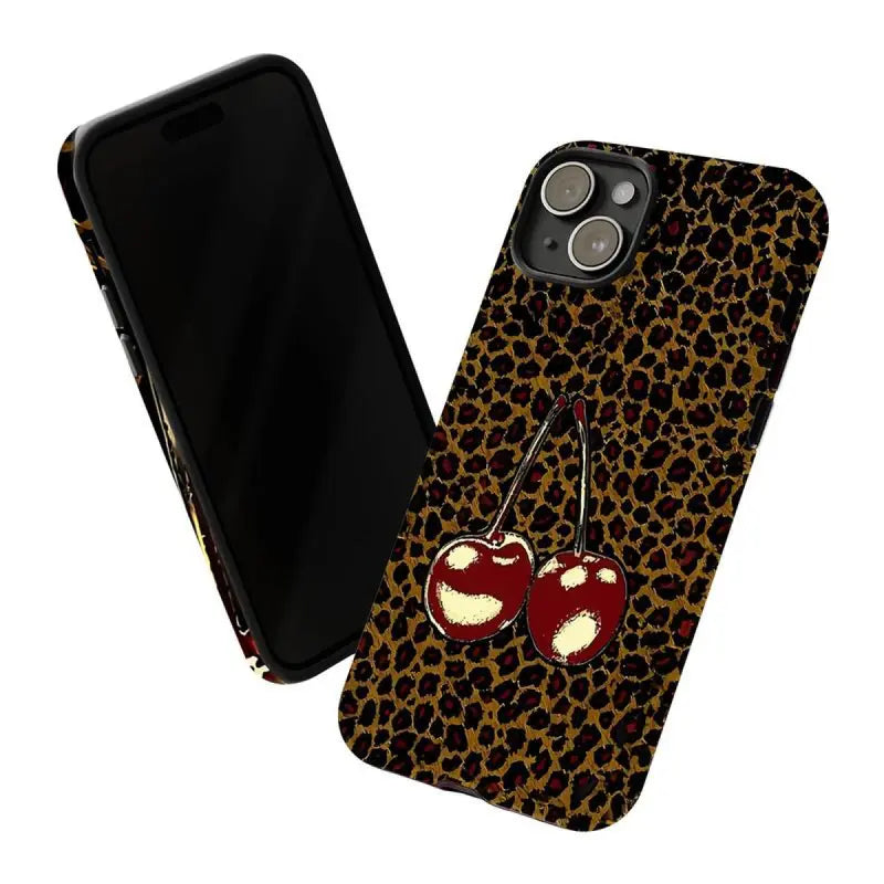 Leopard Cherry Phone Case