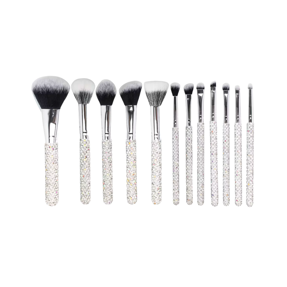 Icy Rhinestone Brushes 12pc