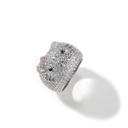 Pretty Kitty Iced Out Ring