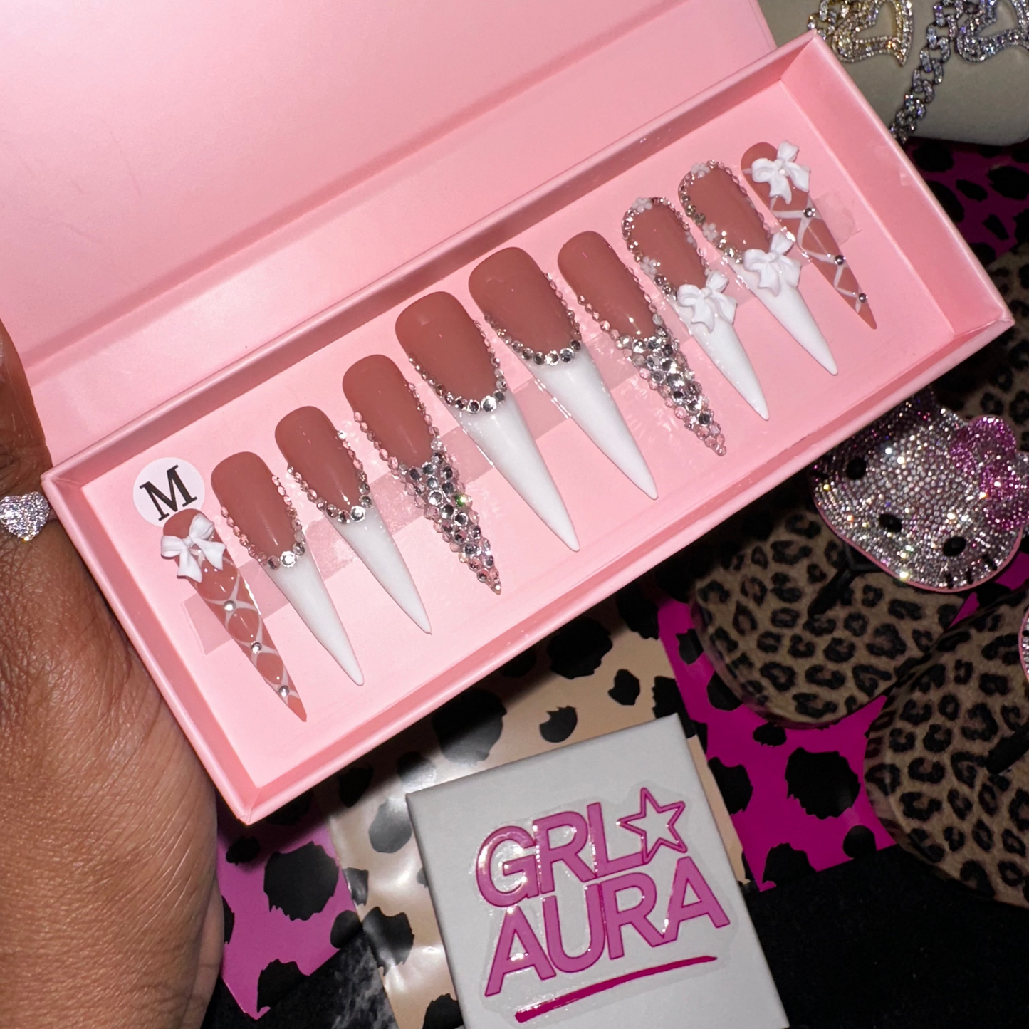 Classy XL Press On Nails
