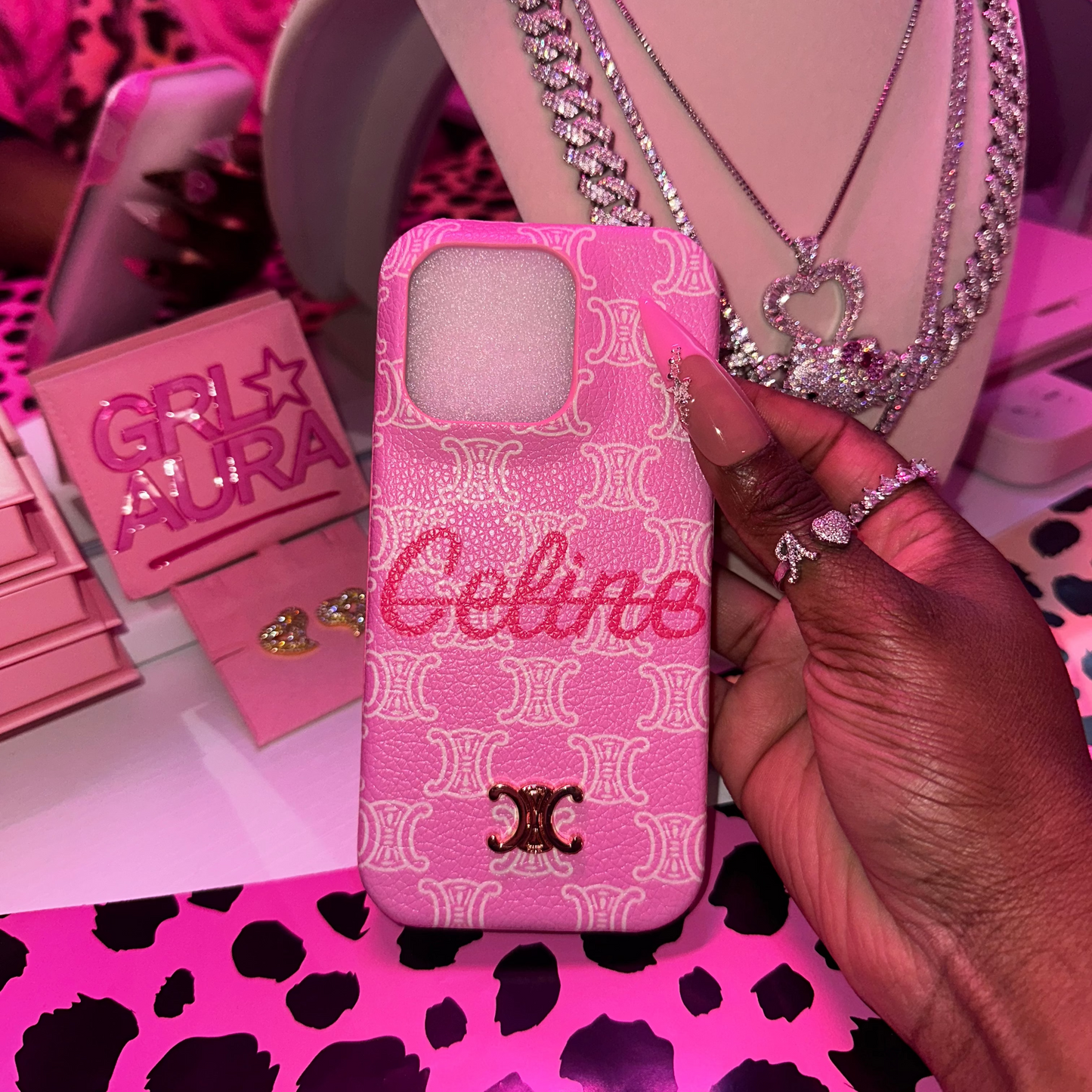 Pink CeCe Phone Case