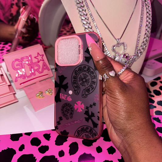 Pink Iridescent Chrome Phone Case