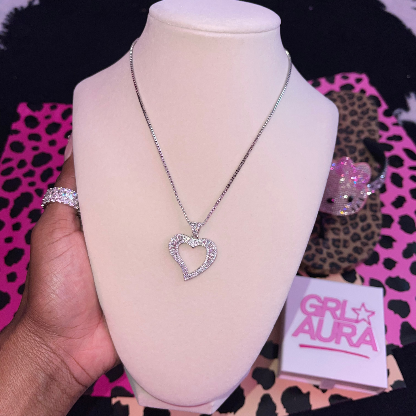 Open Heart Necklace