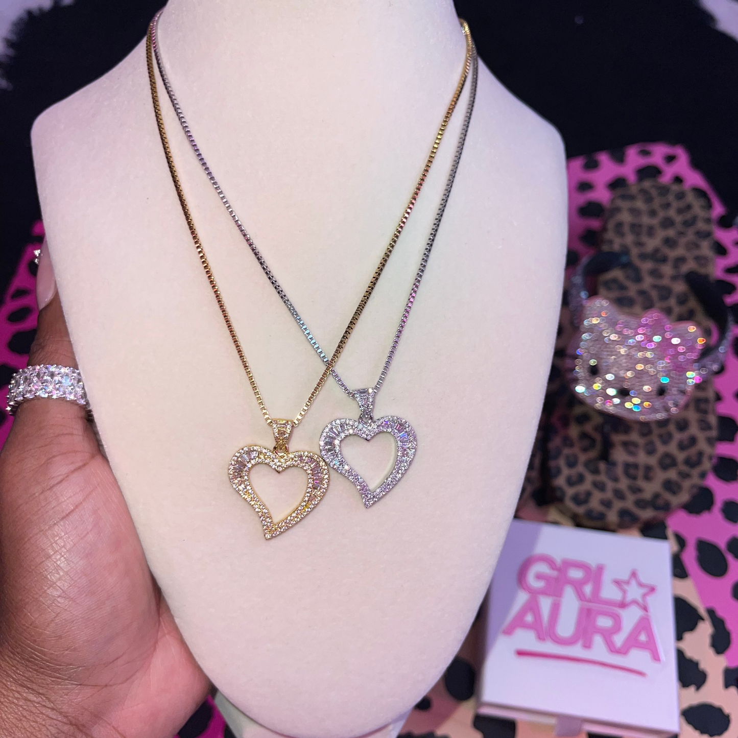 Open Heart Necklace