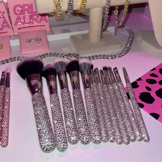 Icy Rhinestone Brushes 12pc
