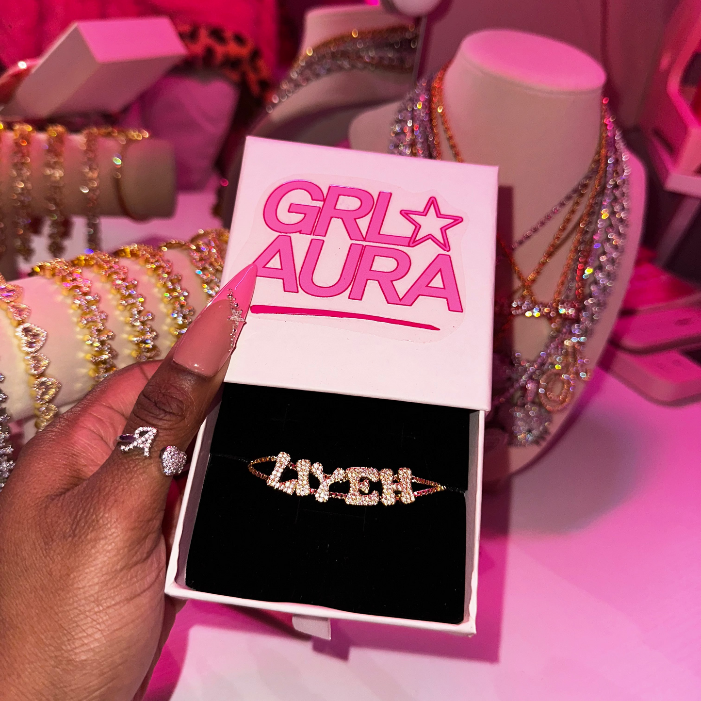 Luxe Adjustable Name Bracelet
