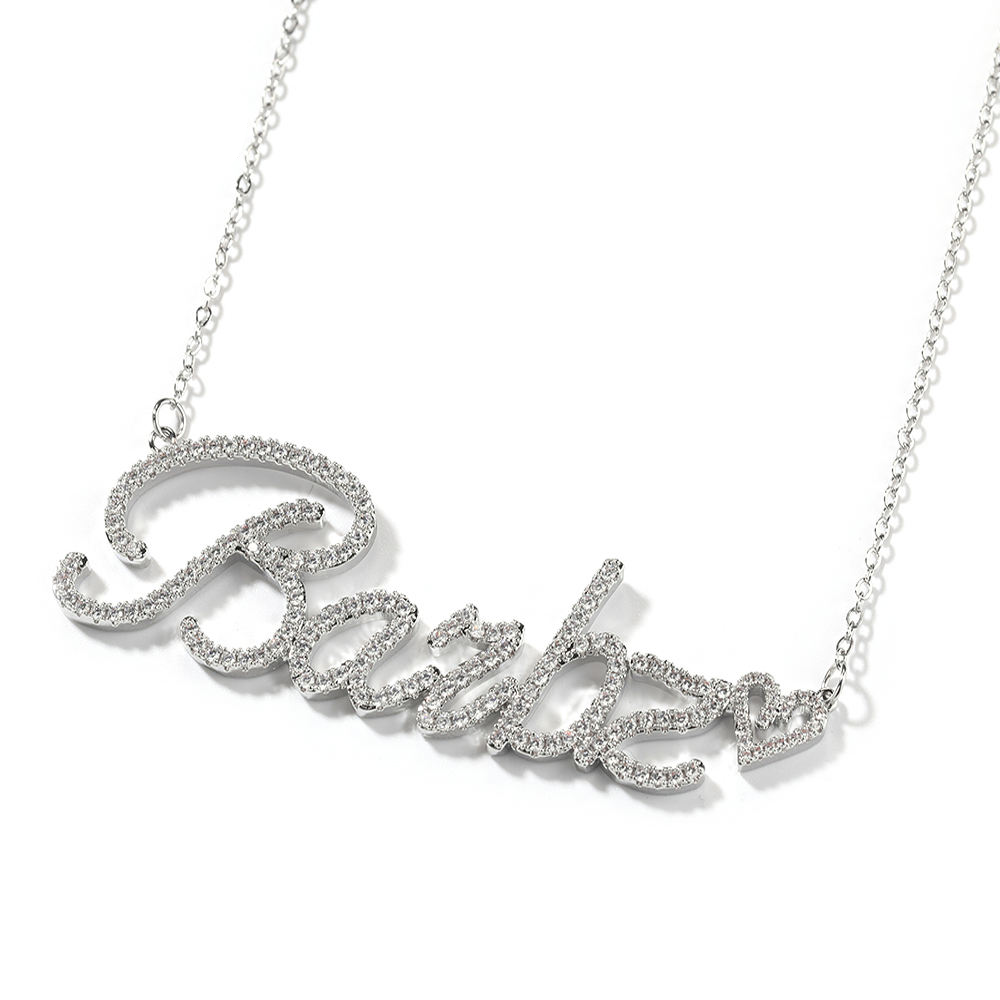 Dainty Heart Name Necklace