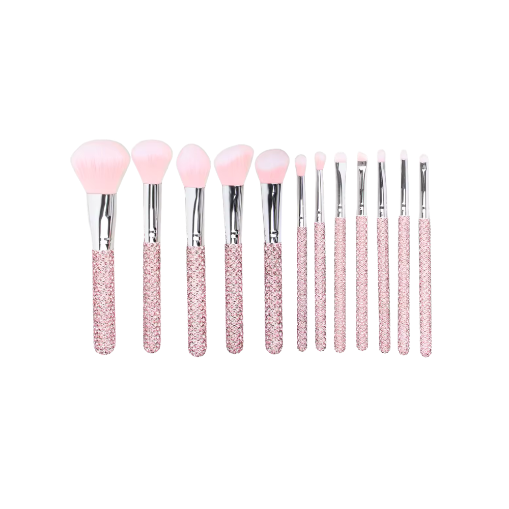 Icy Rhinestone Brushes 12pc